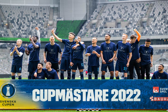 Malmö FFs spelare jublar