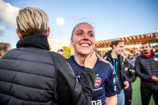 Rosengårds Gudrun Arnardottir jublar