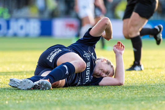 Rosengårds Charlotte Grant har ont