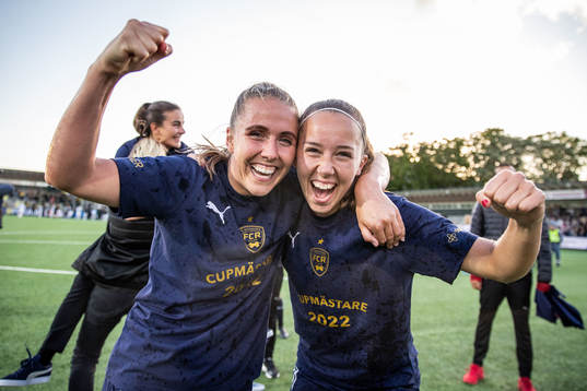 Rosengårds Gudrun Arnardottir jublar