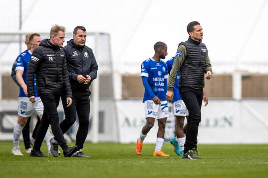 Trelleborgs tränare Kristian Haynes deppar