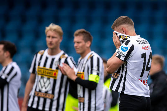 Landskronas Erik Pärsson deppar