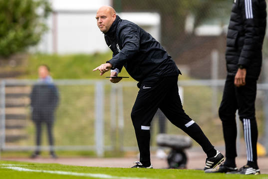 Landskronas målvaktstränare Thomas Kozma