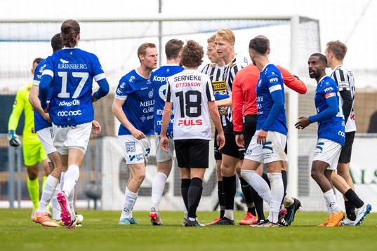Trelleborgs Anton Tideman och Nicolas Mortensen i