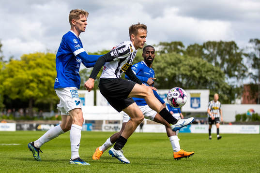 Trelleborgs Fritiof Björkén och Landskronas Melker Heier