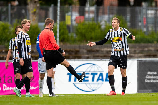 Landskronas Philip Andersson reagerar