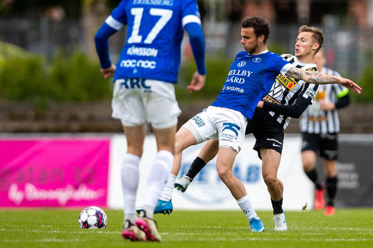 Trelleborgs Herman Hallberg och Landskronas Melker Heier