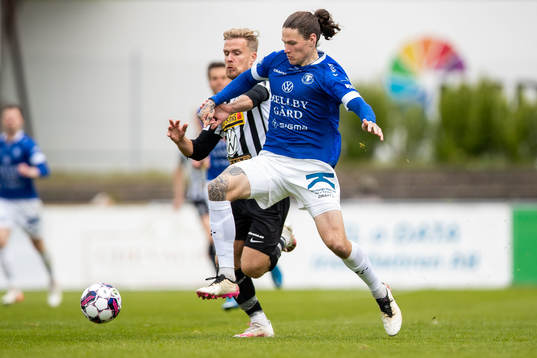 Landskronas Linus R Olsson och Trelleborgs Isak Jönsson