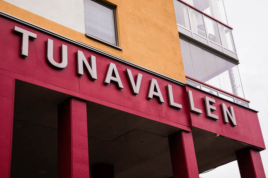 Exteriör av Tunavallen