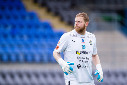 AFC Eskilstunas målvakt Nick Wolters