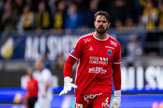 Sirius målvakt målvakt Tommi Vaiho deppar