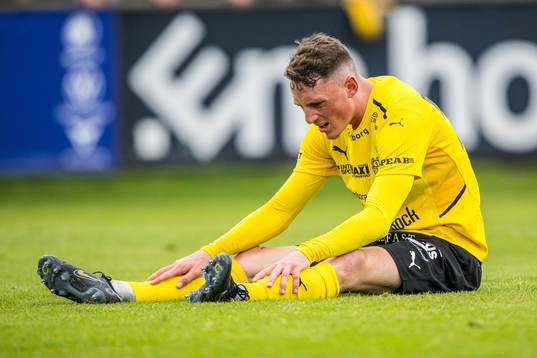 Mjällbys Noah Persson deppar