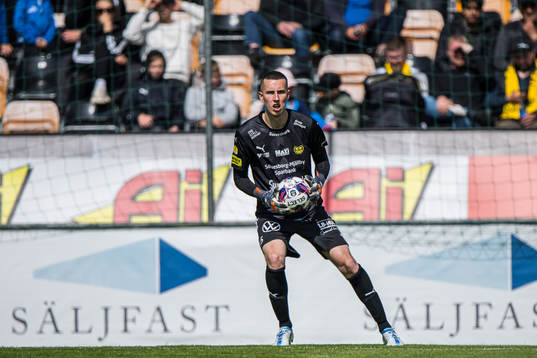 Mjällbys målvakt Samuel Brolin