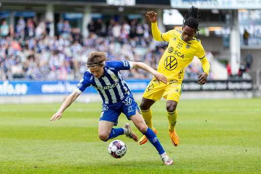 IFK Göteborgs Simon Thern och Sundsvalls Ronlado Damus