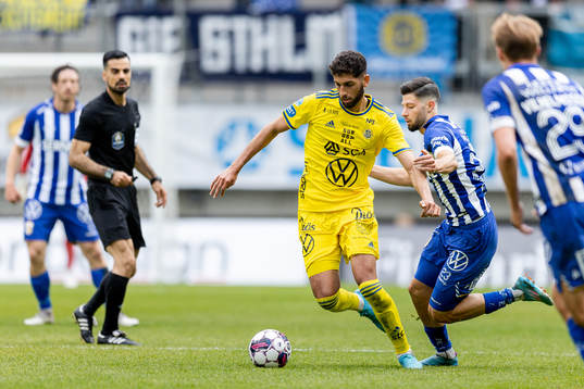 Sundsvalls Paya Pichkah och IFK Göteborgs Kevin Yakob