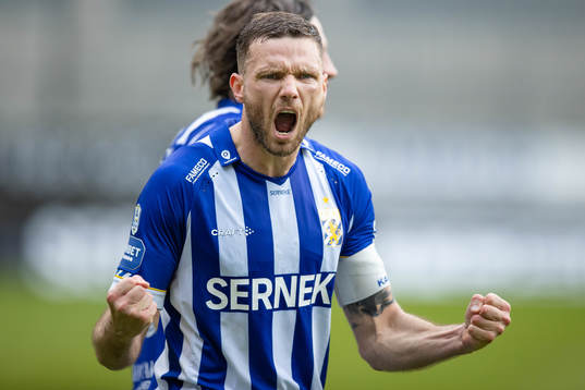 IFK Göteborgs Marcus Berg jublar