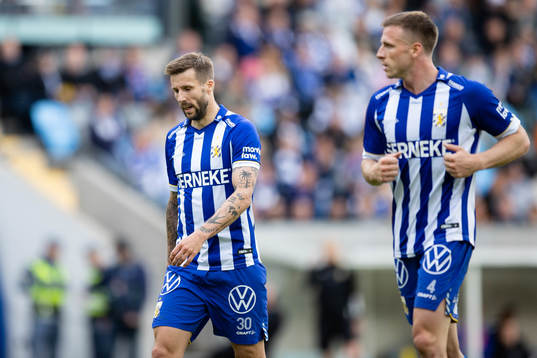IFK Göteborgs Mattias Bjärsmyr  och Carl Johansson