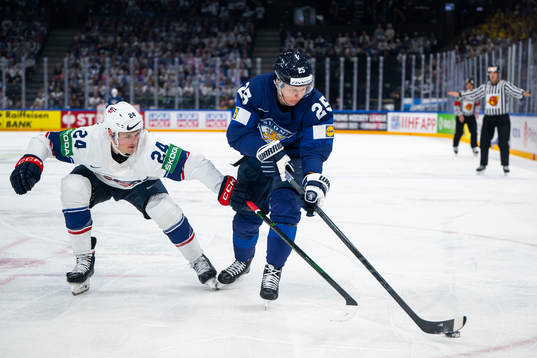 Sam Lafferty of USA and Toni Rajala of Finland