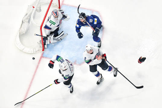 Karson Kaulman , Andrew Peeke and goaltender Jeremy Swayman