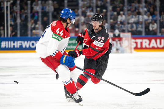 Matej Stransky of Czech Republic and Thomas Chabot of Canada