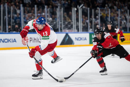 Jakub Vrana of Czech Republic