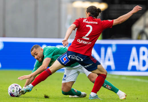 Jönköpings Malkolm Moenza och Östers Mattias Pavic