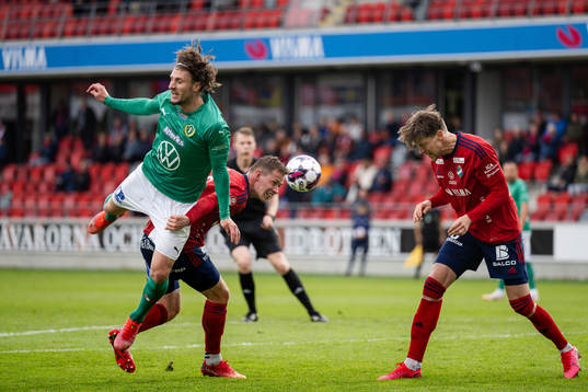 Jönköpings Adnan Maric och Östers Alex Thor Hauksson