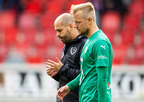 Jönköpings tränare Oscar Garcia Rodrigues och Sebastian