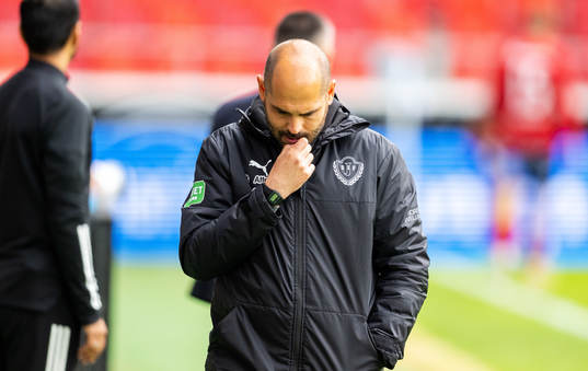 Jönköpings tränare Oscar Garcia Rodrigues deppar
