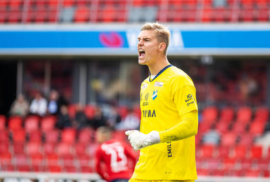 Östers målvakt Mathias Nilsson