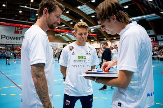 Stefan Strandberg, Martin Ødegaard and Andreas Tix
