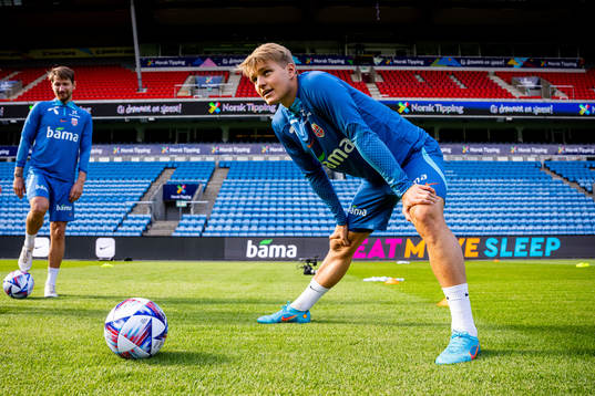 Martin Ødegaard of the Norwegian national football team