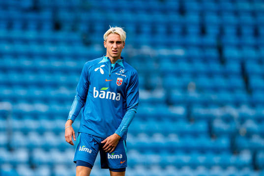 Dennis Johnsen of the Norwegian national football team
