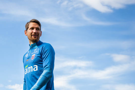 Stefan Strandberg of the Norwegian national football team