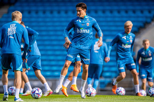 Mathias Normann of the Norwegian national football team