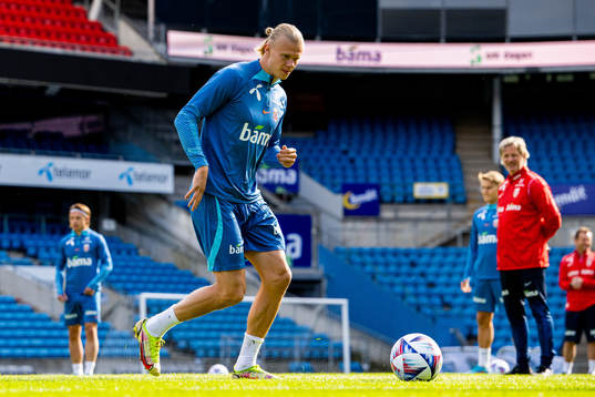 Erling Braut Haaland of the Norwegian national football team