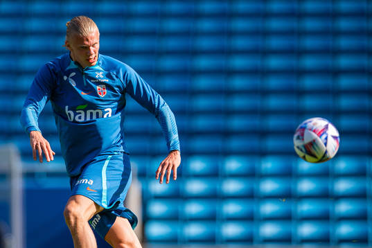 Erling Braut Haaland of the Norwegian national football team
