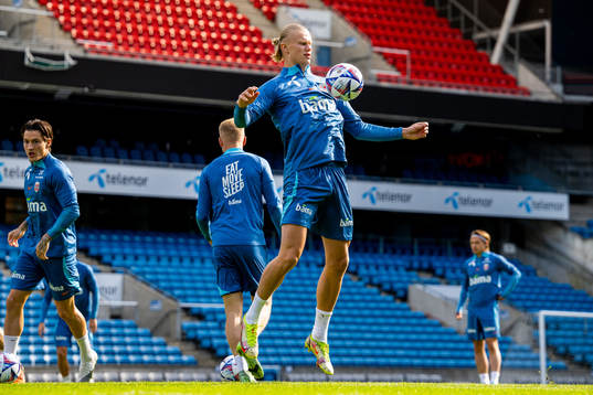 Erling Braut Haaland of the Norwegian national football team