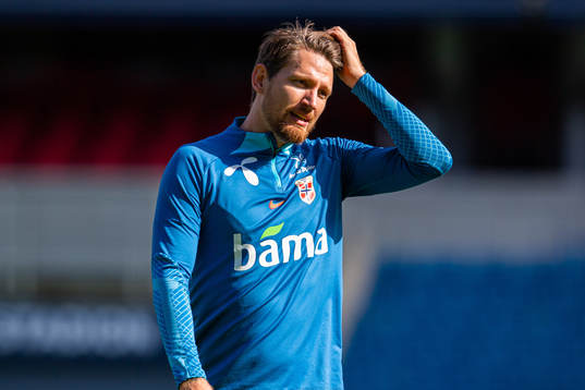 Stefan Strandberg of the Norwegian national football team