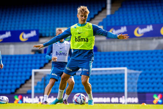 Martin Ødegaard of the Norwegian national football team
