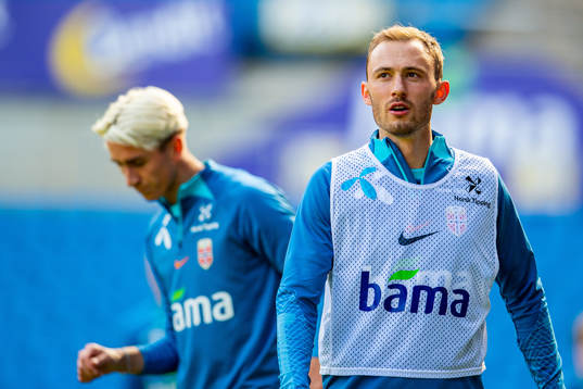 Fredrik Aursnes of the Norwegian national football team