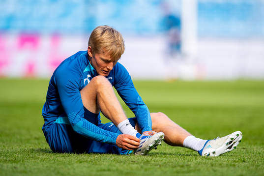 Birger Meling of the Norwegian national football team