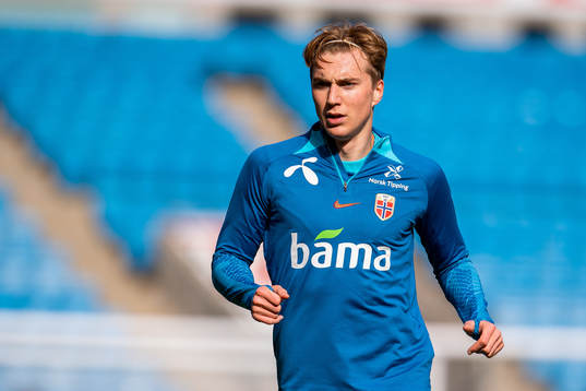 Kristian Thorstvedt of the Norwegian national football team