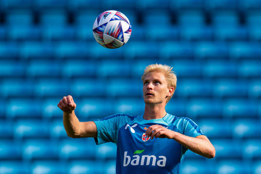 Morten Thorsby of the Norwegian national football team
