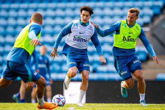 Mathias Normann and Marius Lode of the Norwegian national