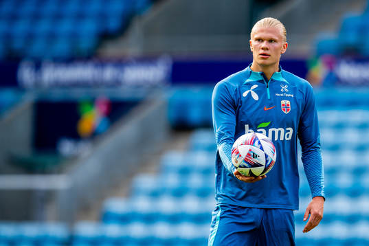 Erling Braut Haaland of the Norwegian national football team