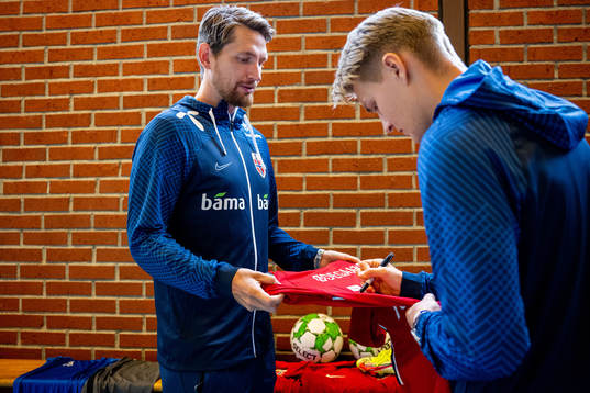 Stefan Strandberg and Martin Ødegaard