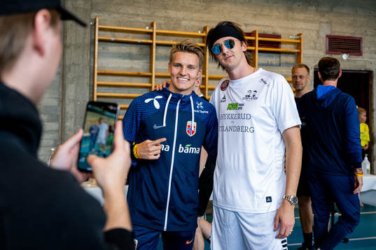 Martin Ødegaard and Andreas Tix Haukeland