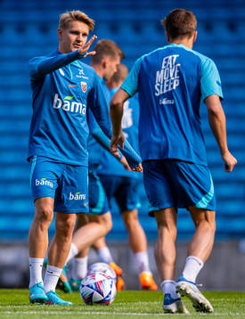 Martin Ødegaard of the Norwegian national football team