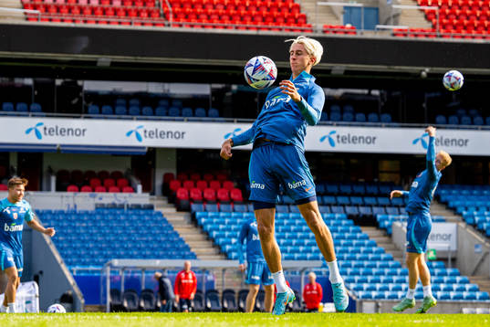 Dennis Johnsen of the Norwegian national football team